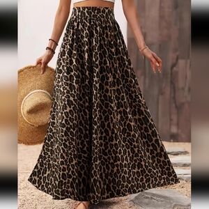 Leopard Maxi Skirt